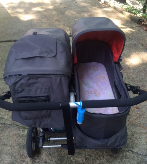 bumbleride indie twin with bassinet
